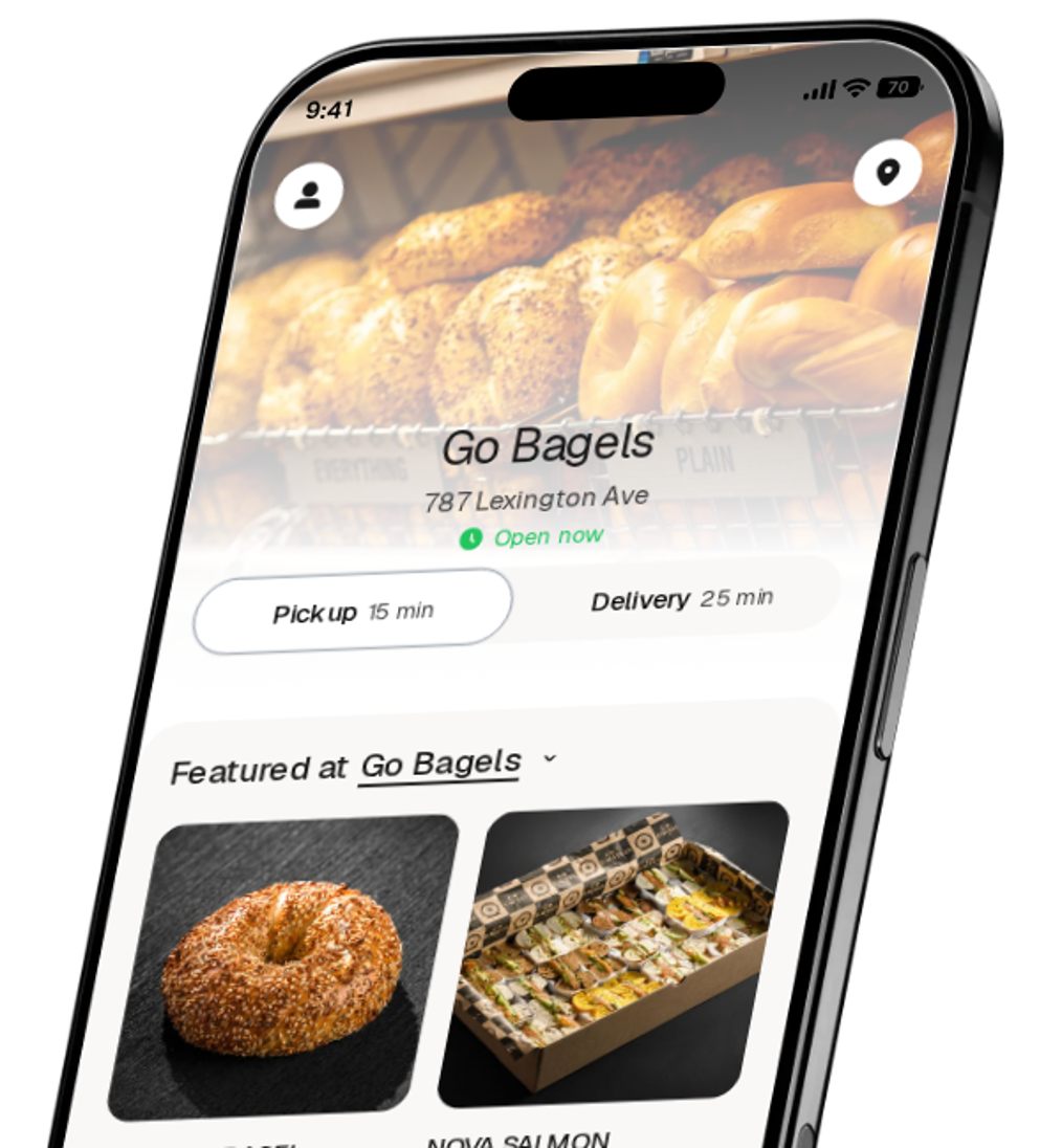Go Bagels app preview