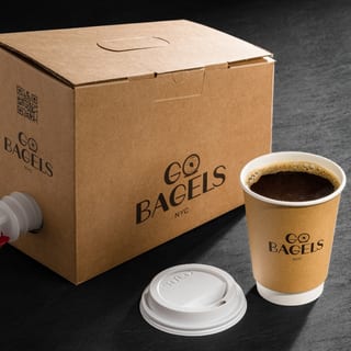 BOX OF HOT ORGANIC COFFEE (96 FL.OZ.)