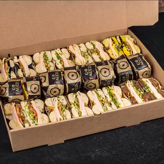 TURKEY & SWISS BOX (12 Sandwiches)