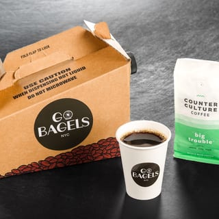 DECAF BOX OF HOT ORGANIC COFFEE (96 FL.OZ.)