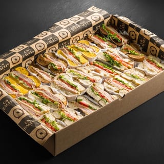 TURKEY & SWISS BOX (12 Sandwiches)