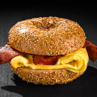 BACON EGG & CHEESE BAGEL