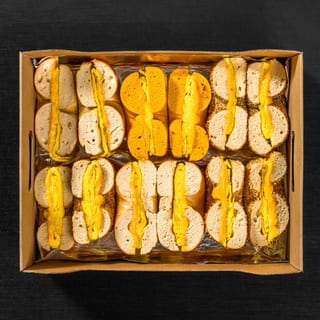 EGG & CHEESE BOX (12 Sandwiches)
