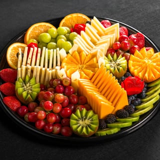CHEESE & FRUIT PLATTER